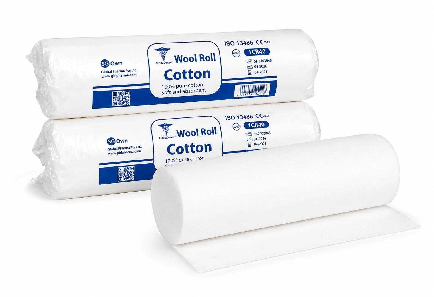 Cotton Wool Roll 400g