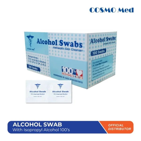 Cosmo Med Alcohol Swab Isopropyl Alcohol