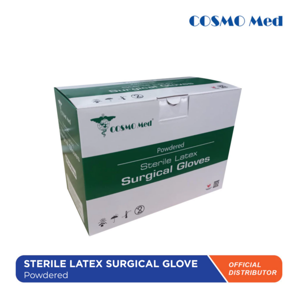 Cosmo Med Sterile Latex Surgical Glove Powdered