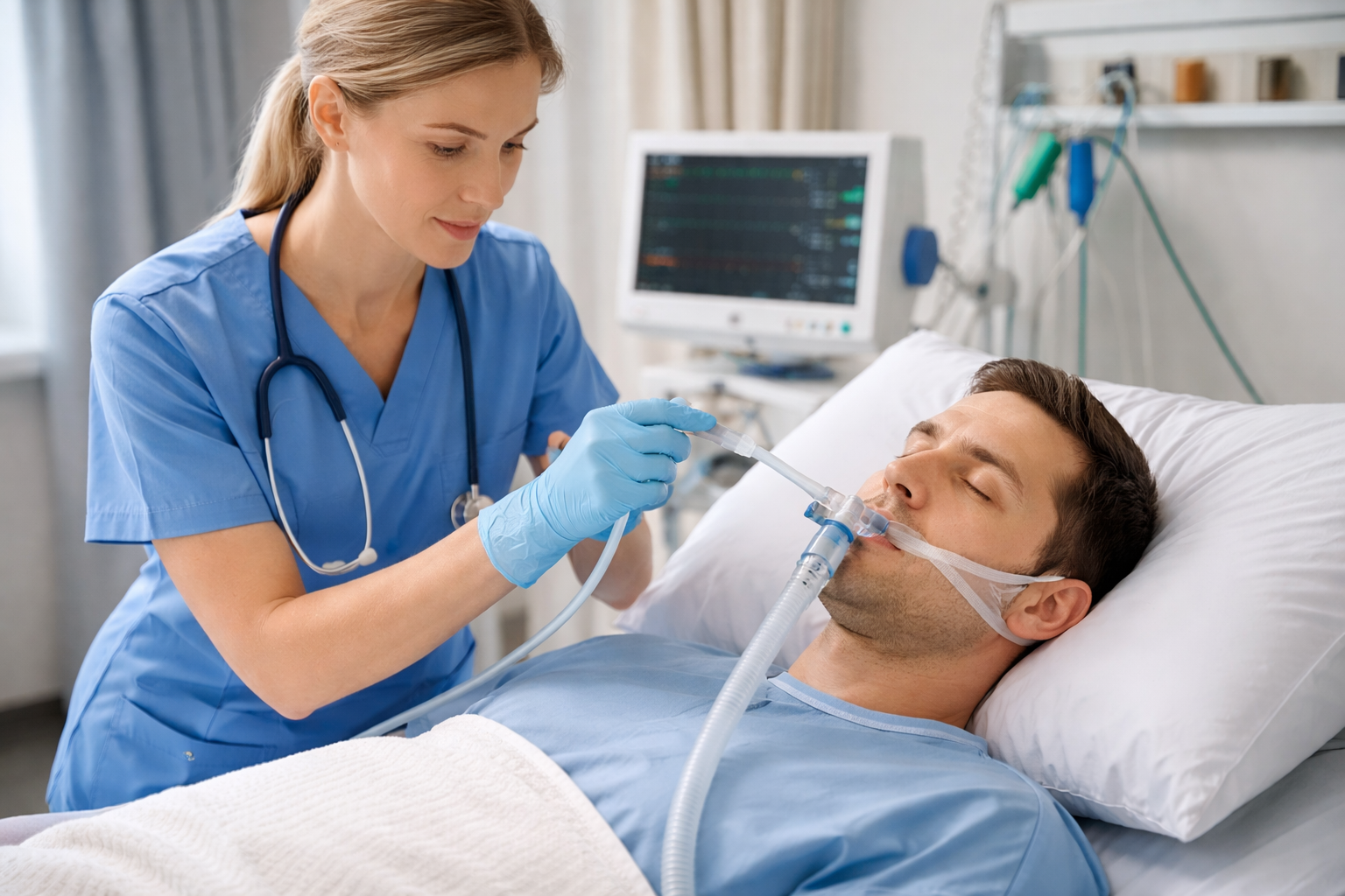 How to use suction catheter